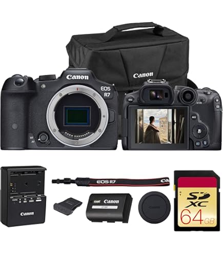 Amazon.com : Canon EOS R7 Mirrorless Camera (5137C002) + Canon EF