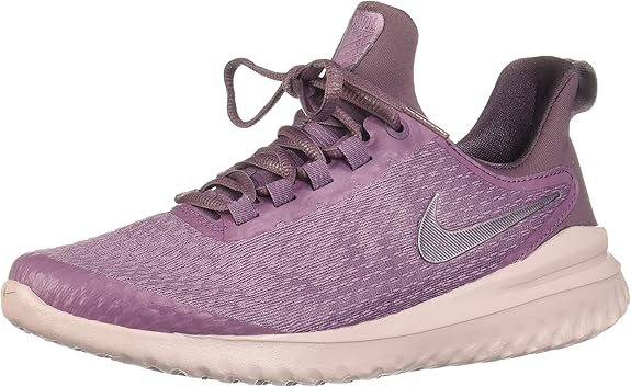 nike running renew rival trainers in violet