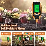 Mcbazel 4-in-1 Soil Meter PH Temperature Moisture Light Gardening Tool view 7