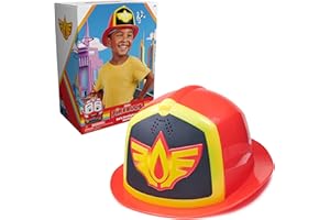 Disney Junior Firebuds, Bo’s Firefighter Hat with Light and Sounds, Pretend Play Costume Kids Toys for Boys and Girls Ages 3 and up