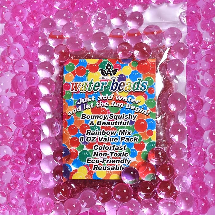 Buy AINOLWAY Water Gel Bead Vase Fillers Beads (20000pcs) Water Growing