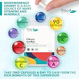 Troo Health Care Troo Cherry Go Max Montmorency Cherry 3000mg 90 Caps UK Made view 6