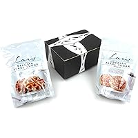 Lars' Own Pearl Sugar Variety: One 8 oz Package of Belgian Pearl Sugar and One 10 oz Package of Swedish Pearl Sugar in a Blac