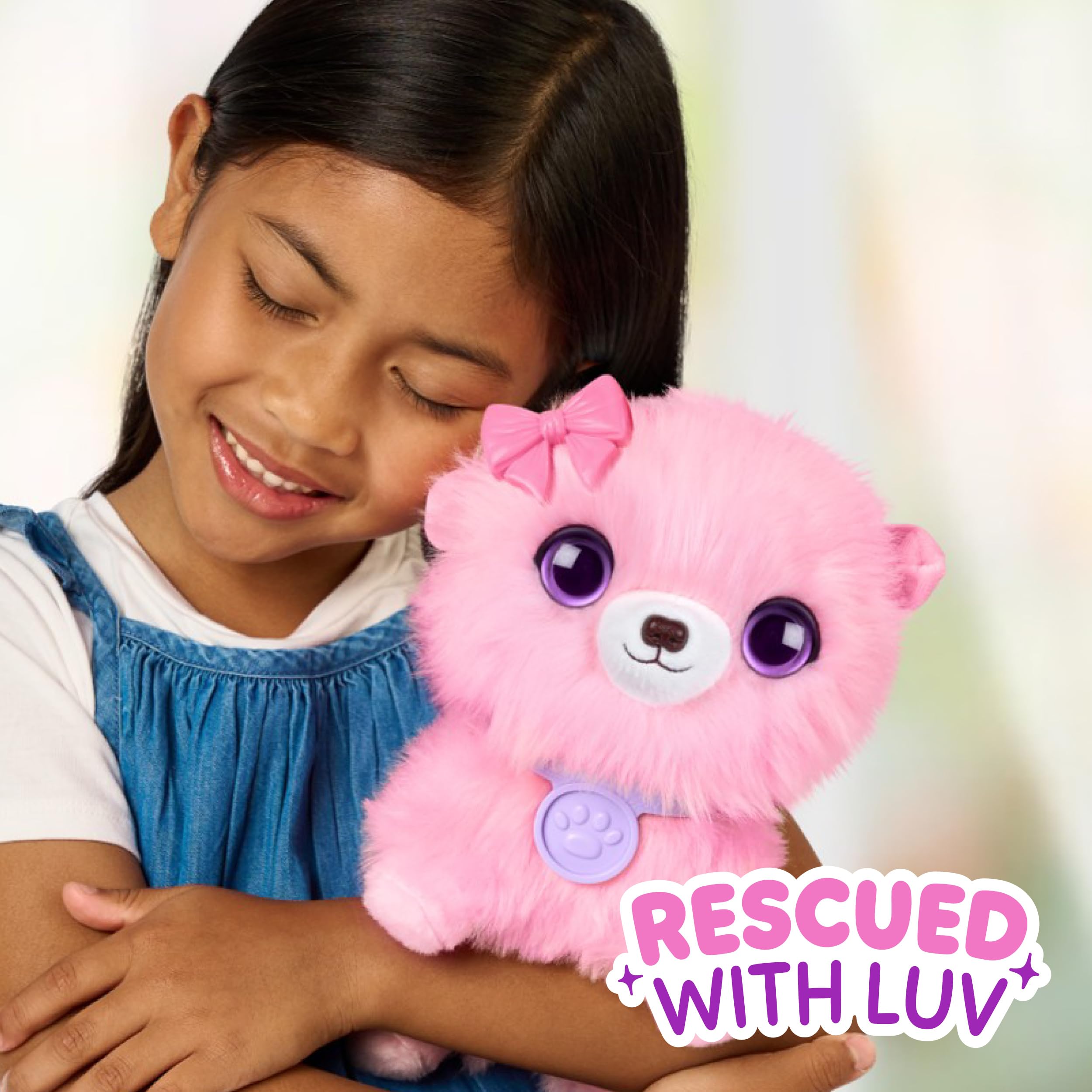 SCRUFFALUVS Pet Scruffs Pink - Mystery Plush Toy, 7.5