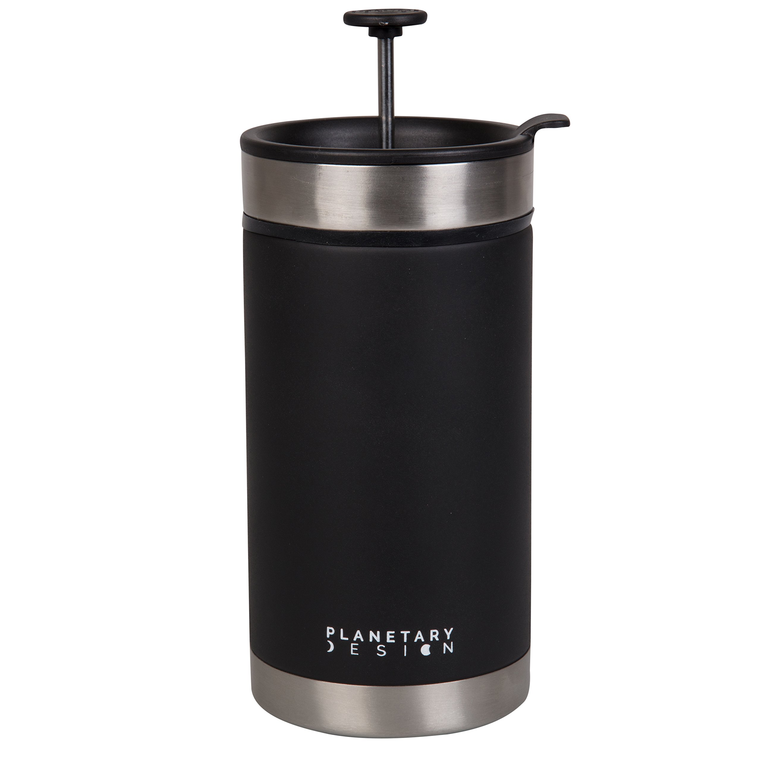 Steel Toe French Press Coffee Travel Mug with BrüStop Technology 20