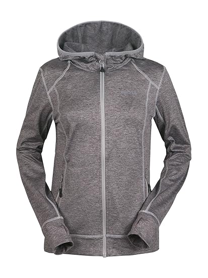 aparso Damen sportliche Sweatjacke mit Kapuze Trainings-/ Laufjacke