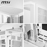 MSI MAG PANO 100L PZ White ATX PC Case with USB 20Gbps Type-C view 7