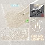 Yimobra Memory Foam Bath Mat Large 51 x 81 cm Cream Non-Slip 1.5 cm view 4