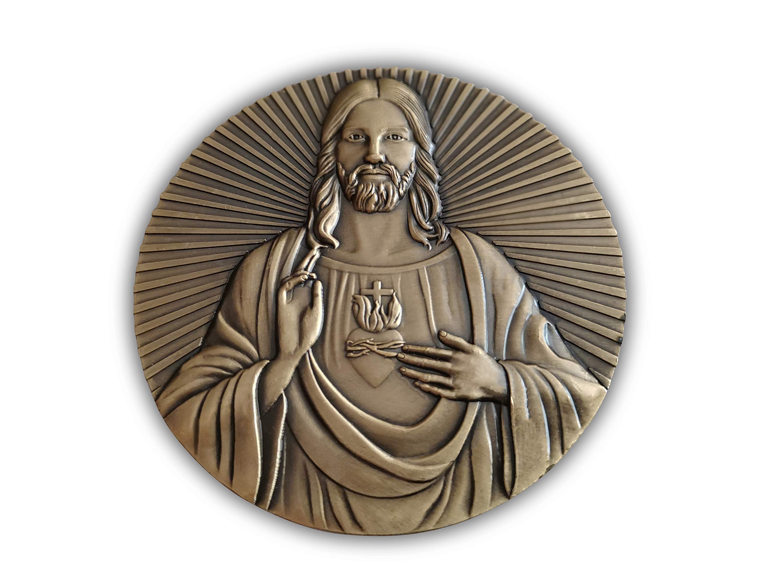Eillwin Jesus Christ & Last Supper Big 3D Metal Beautiful Collectable Coin