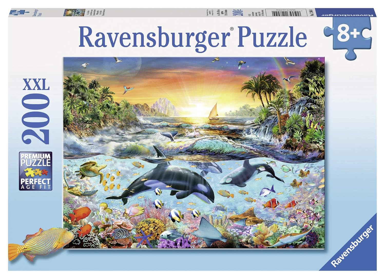 Buy Ravensburger Orca Paradise 200 Piece Jigsaw Puzzle for Kids â