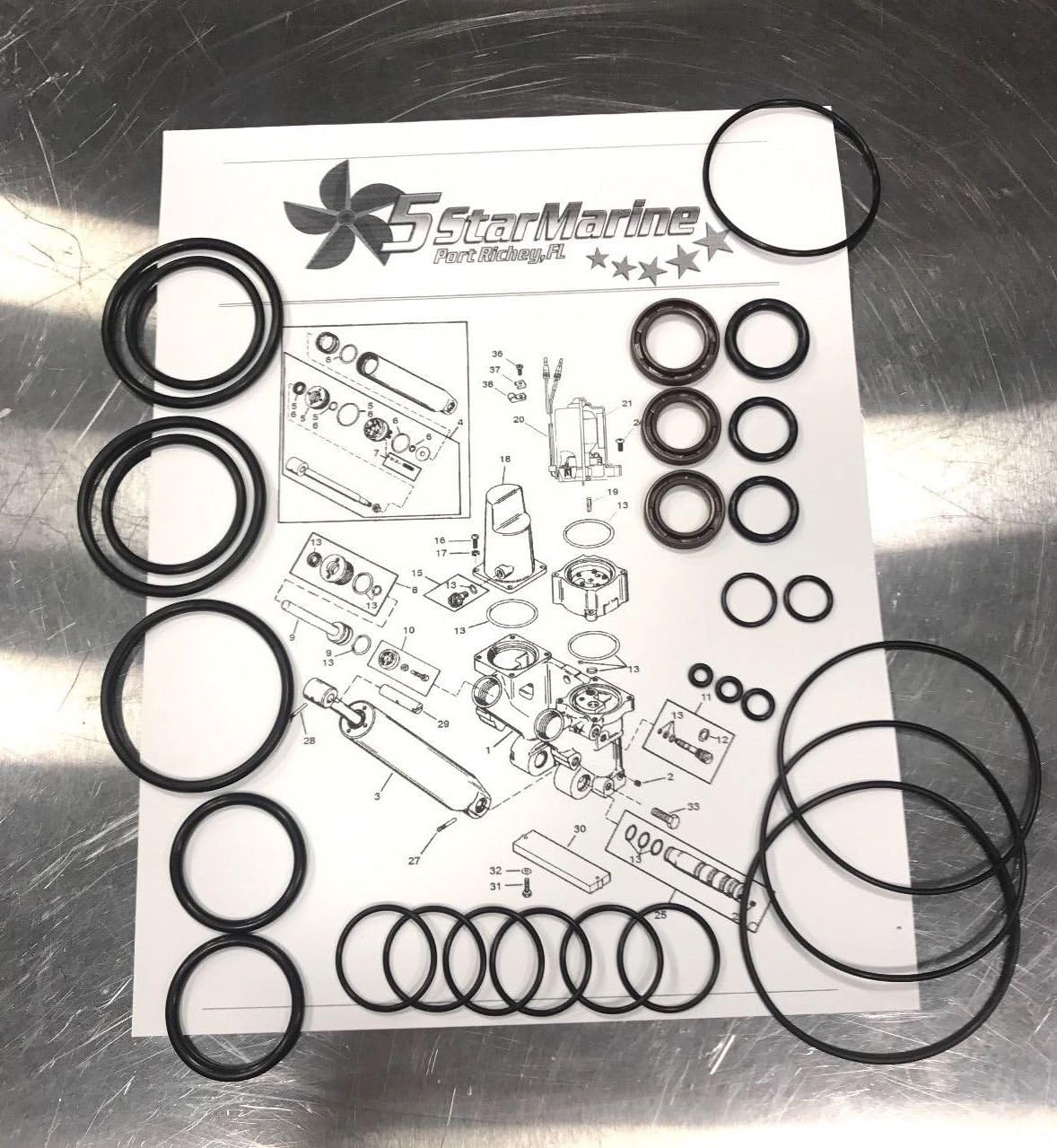 REBUILD KIT! Mercury 135140150175200225200250 Trim