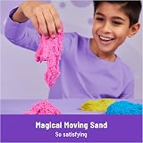 Kinetic Sand Squish N’ Create 382g Blue Yellow Pink 5 Tools Moulds view 7