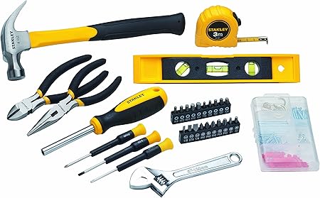 Stanley Stht0 75947 Coffret Outils 62 Pieces Noir Amazon Fr Bricolage