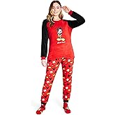 Disney Womens Pyjamas, Fleece Loungewear and Fluffy Socks Stitch Gift Set