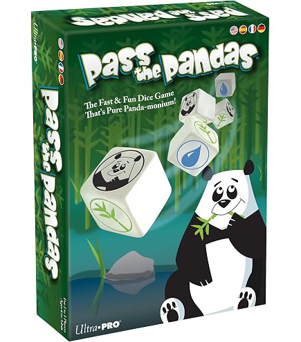 Pass The Pugs – Jeu De Dés Malin Et Hilarant Avec Carlin Réversibles, Premier à 100 Points, Idéal Pour Fêtes, Voyages Et Enfants Dès 6 Ans