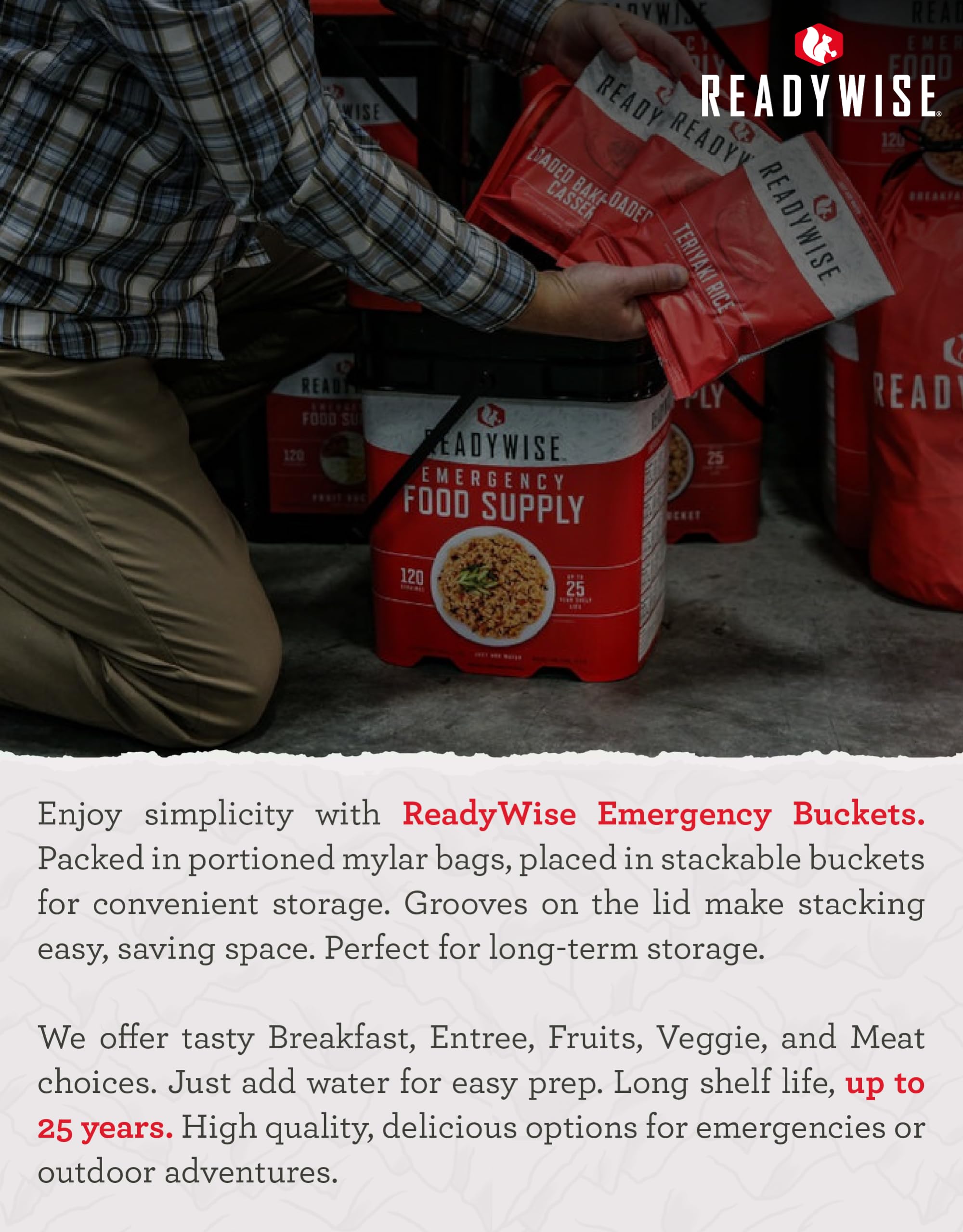 Mua ReadyWise Emergency Food Supply - 72 Hour Survival Kit, 30 Servings ...