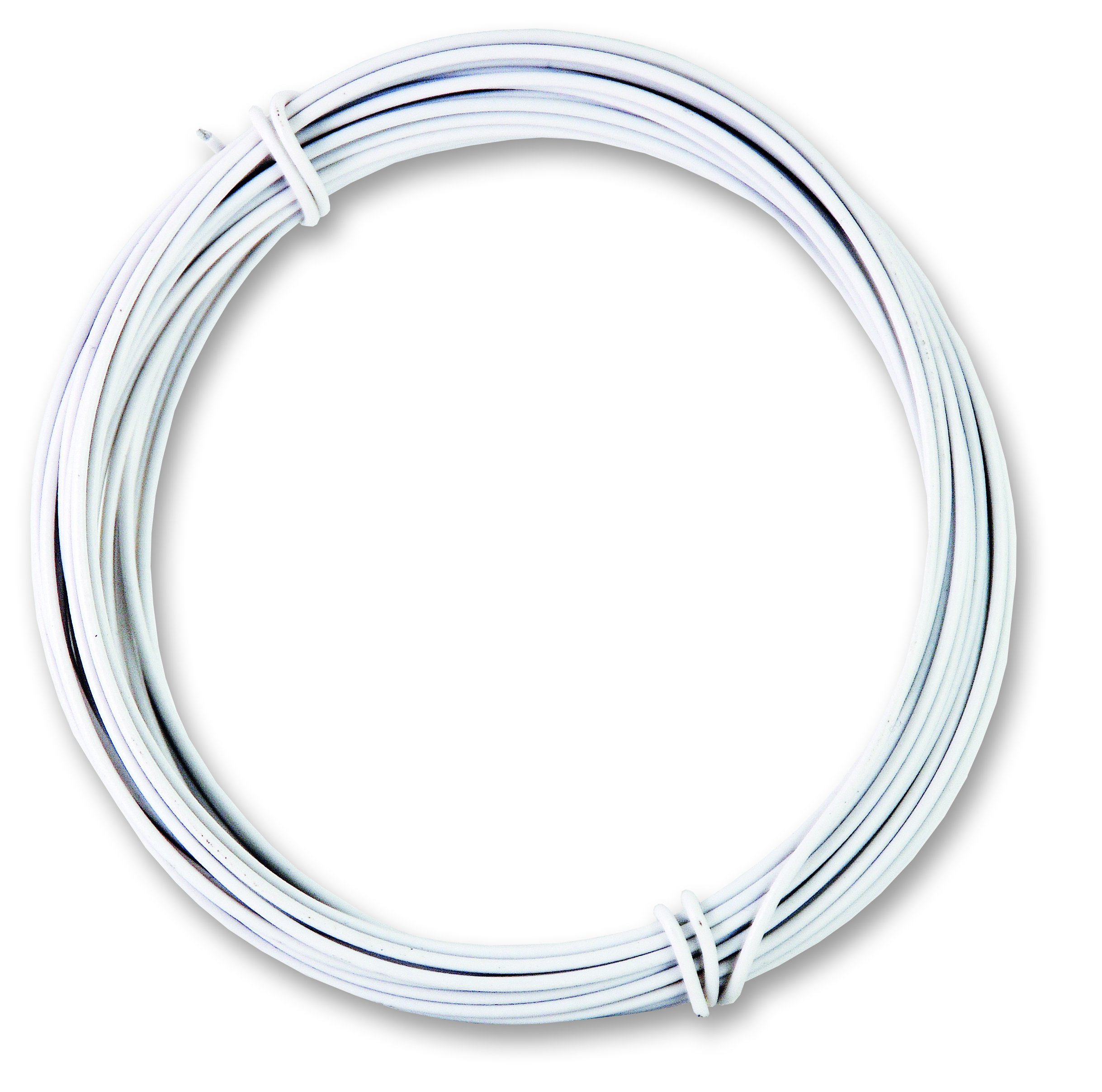 Filpack fpbl12 Plastic-Coated Steel Wire, White, 6 M/Ø 1.2 mm
