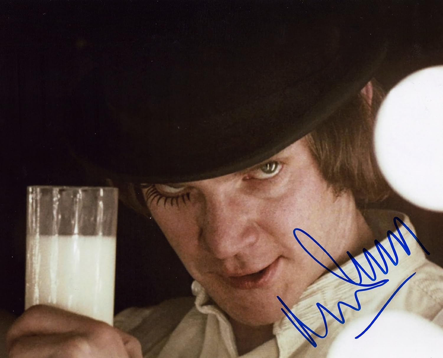 Malcolm Mcdowell Signed In Person Photo From A Clockwork Orange At