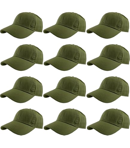 Amazon.com: NOBONDO 12 Pack Unisex Baseball Caps - Bulk  display picture 2