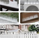 OFFO Bird Spikes High 10cm Anti Pigeon Spikes 2.4m Frosted Clear view 7