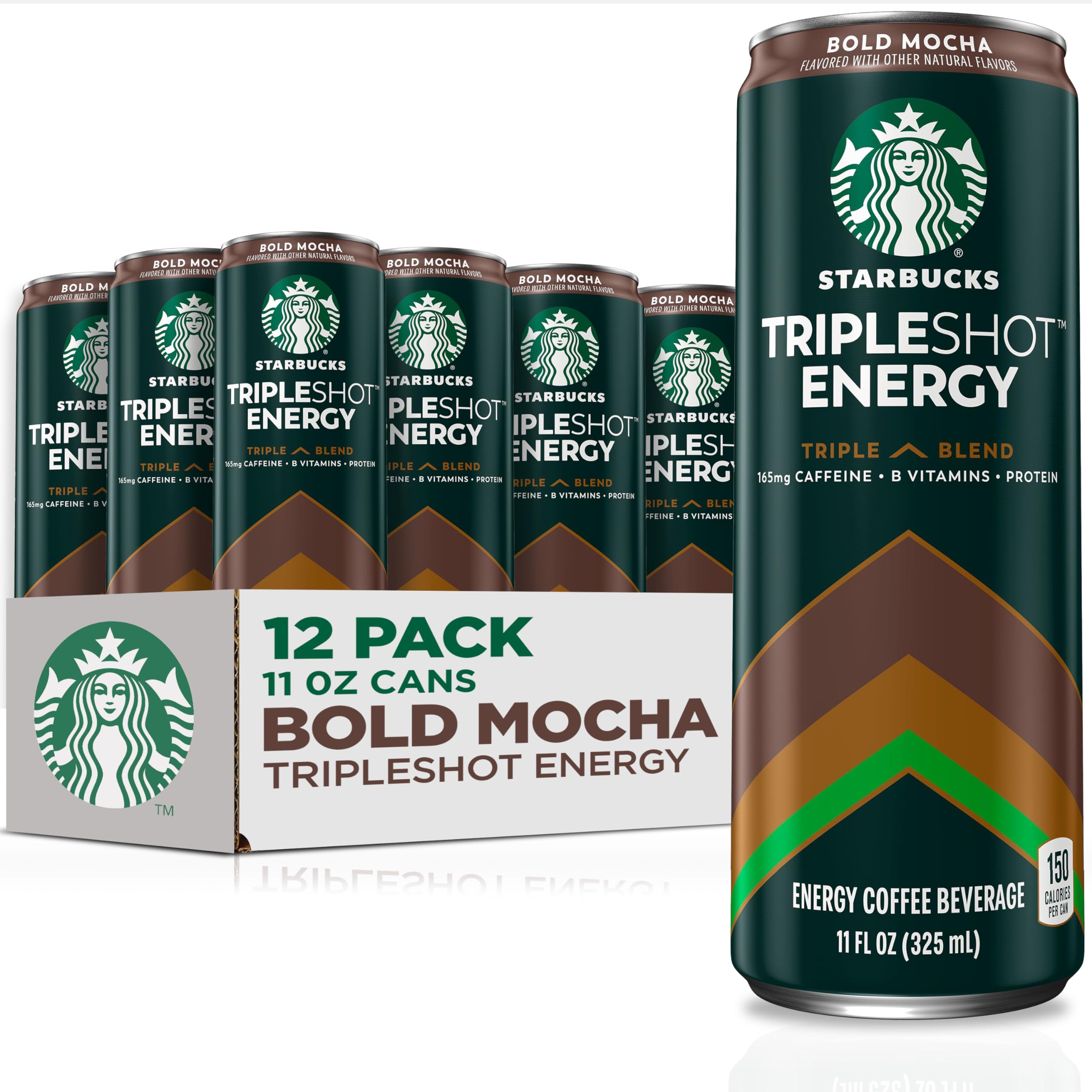 Starbucks Tripleshot Coffee Energy Drink Bold Mocha 11 fl oz Cans