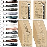 HyDren 36 Set Christian Gifts Bible Verse Silicone Keychains with Religious Inspirational Cards Easter Motivational Key Ring Appreciation Gift for Employee Staff Coworker Teacher