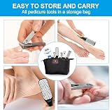 Ratukall Electric Foot File with LED Display, Rechargeable Pedicure Kit view 7