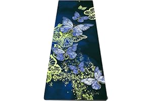nuveti Yoga Mat Print Extra Thick TPE Non Slip Fitness Exercise Mat with Carrying Bag,72"x24" Extra Thick 6MM Exercise & Workout Mat for Yoga, Pilates Fitness and Floor Exercises