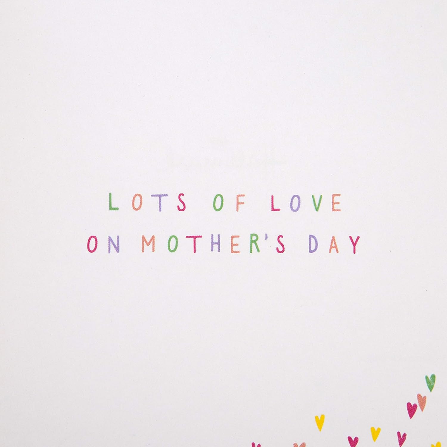 Hallmark Mother's Day Card for Mummy from Your Mini-Me - Contemporary Text Based Design, Multicoloured, 16.2cm x 13.5cm - Image 5