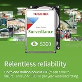 Toshiba S300 6TB Internal Surveillance Hard Drive 3.5" SATA HDD 64 HD cams view 4