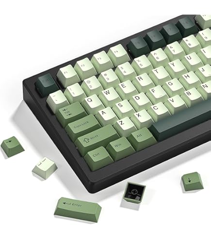 Amazon.com: KPREPUBLIC XDA V2 Happy Planet Dye Sub Keycap Set