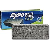 EXPO Dry Erase Soft Pile Block Whiteboard Eraser, 5-1/8 in. x 1-1/2 in. - Whiteboard, Calendar, Organization, Essential Supplies for Office, School, Classroom, Teachers