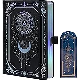 TIEFOSSI Line Journal Notebook for Women Men, 316 Pages,8.3x5.8 IN | Hardcover A5 College Ruled Notebook for Writing,Vintage Diary with Bookmark, for Work School, Note Taking