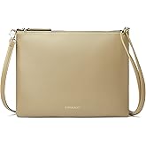 DORIS&JACKY Lambskin Leather Wristlet Clutch Purse for Women Soft Designer Slim Cell Phone Pouch Bag with Detachable Strap