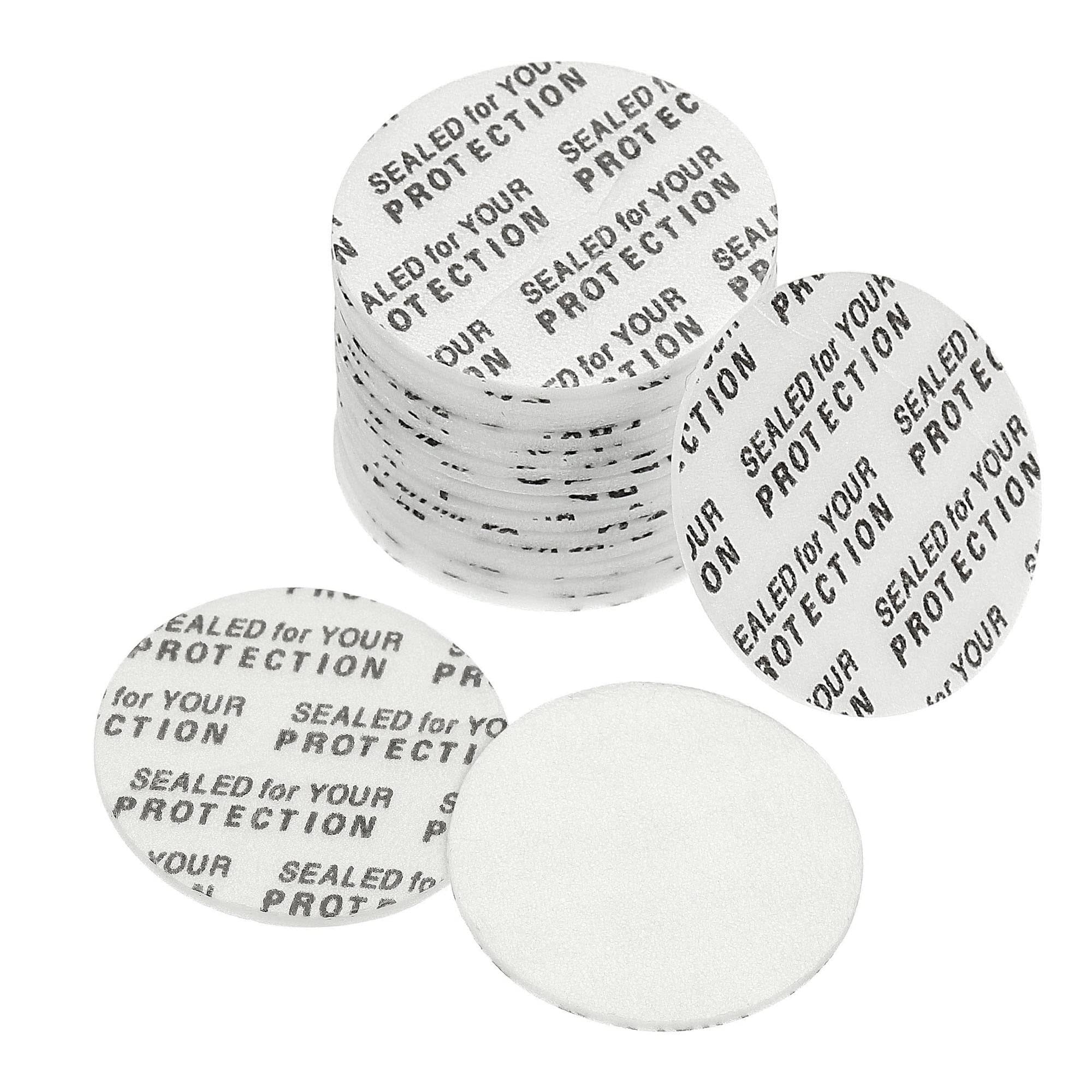 PATIKIL 25mm/0.98" Foam Lid Liner, 150 Pack PS Foam Resistant Tamper Pressure Sensitive Seal for Bottle Cap Liners Seals