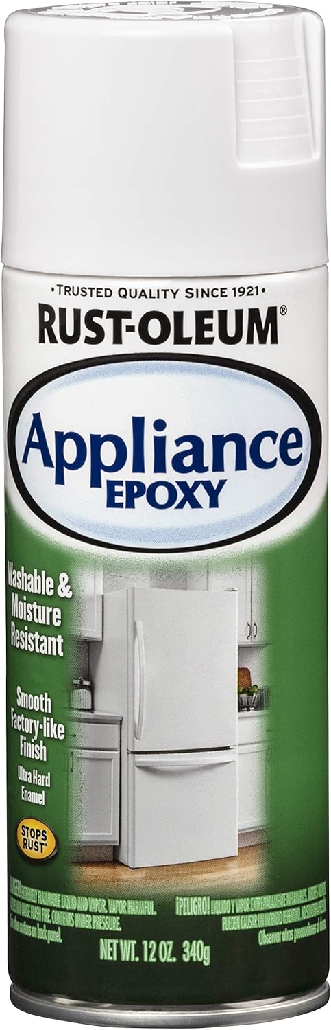 Rust-Oleum 7881830 7881-830 Appliance Epoxy, 12 oz, White