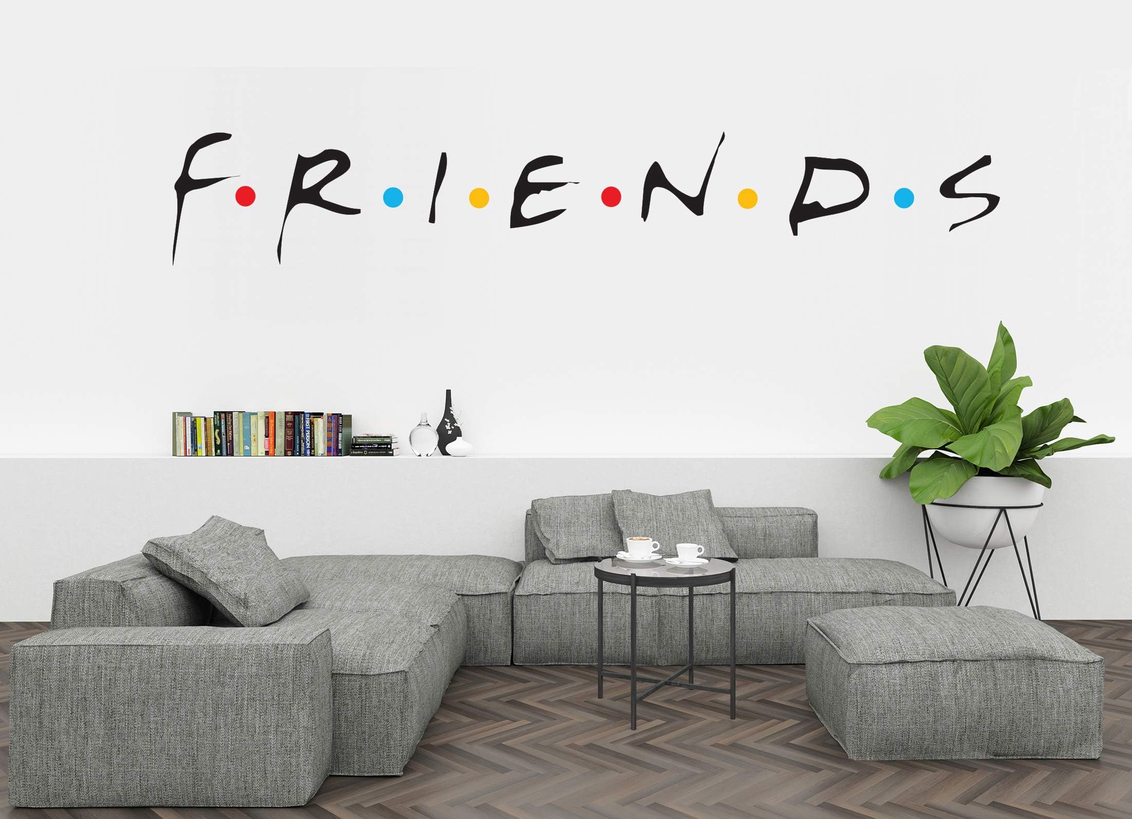 Comedy TV Show Logo - Wall Decal Vinyl Sticker for Home Interior Decoration Bedroom, Window, Mirror, Car (25" x 4")