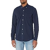 Amazon Essentials Slim-Fit Dress Shirts for Men - Long-Sleeve, Pocket, Button-Down Oxford Shirt