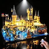 BrickSoul Light Kit for LEGO Hogwarts Castle and Grounds 76419, Lights Only | Touch Control &amp; Adjustable Brightness for Castle Display &amp; Gifting (Model Not Included)