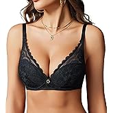 Avidlove Lace Bras for Women Bralettes with Underwire Full Coverage Sexy Bra Everyday Lingerie NO Padded