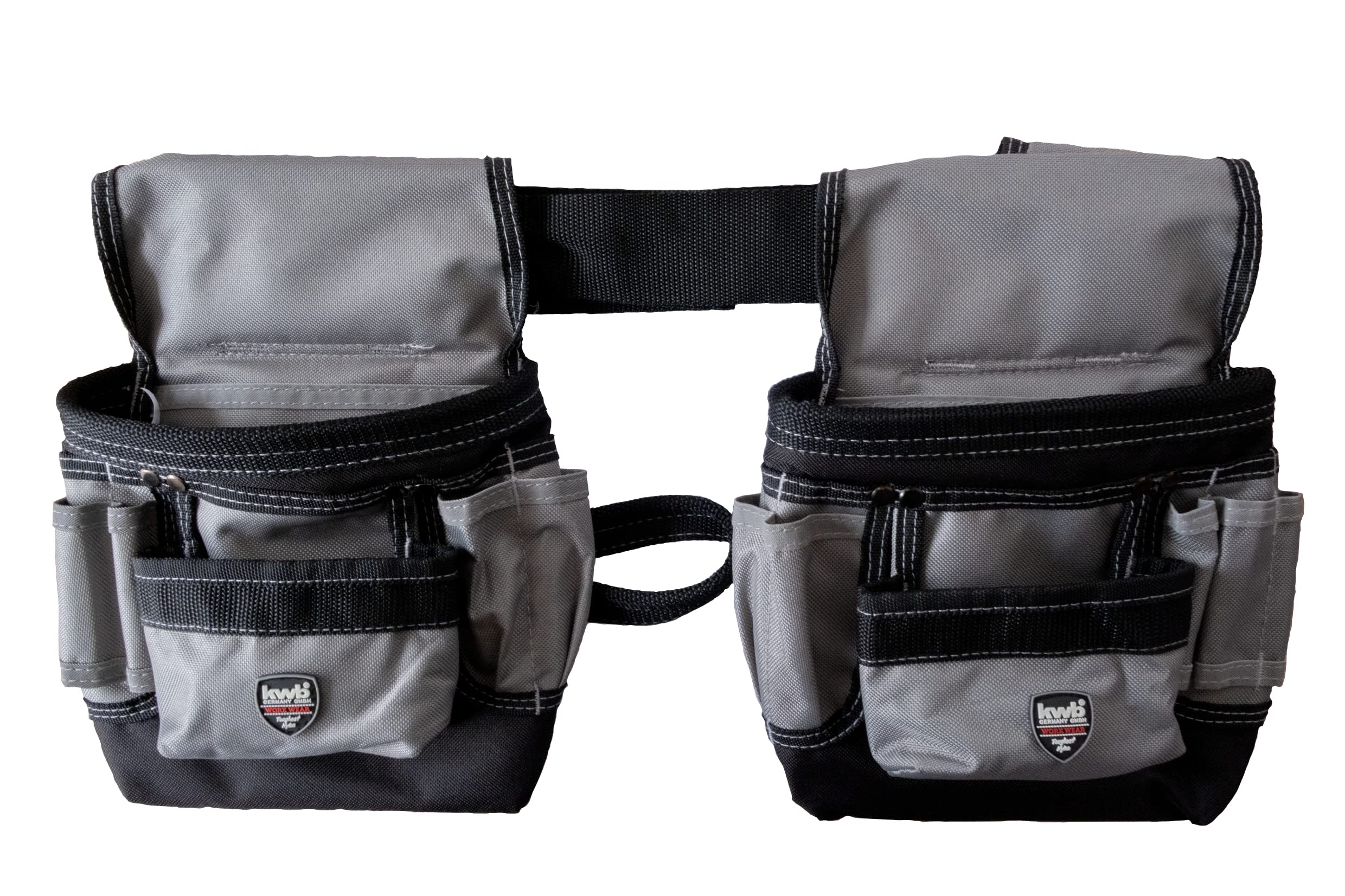KWB TOOL BAG SET (2-PIECE) WITH NYLON BELT - DURABLE AND ORGANIZED