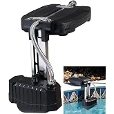 uueeGo Swimming Pool Water Leveler, Automatic Pool Water Filler, Automatically Maintain Water Levels, Never Over Fills The Pool, Suitable for In ground and Above Ground Pool, Carbon Black