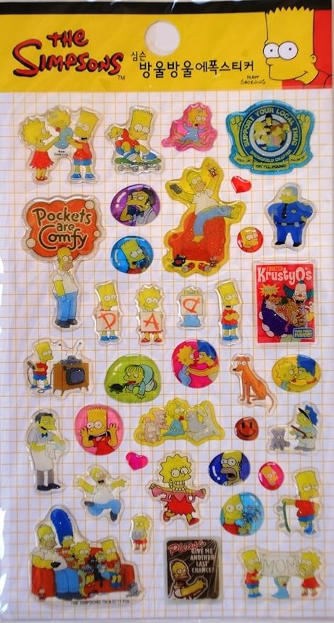 Amazon Co Jp シンプソンズ The Simpsons ステッカー シール キャラクターグッズ ホーム キッチン
