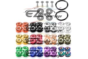 EZAUTO WRAP Champagne Gold Bumper Quick Release Fasteners for Car Bumpers Trunk Fender Hatch Lids Kit