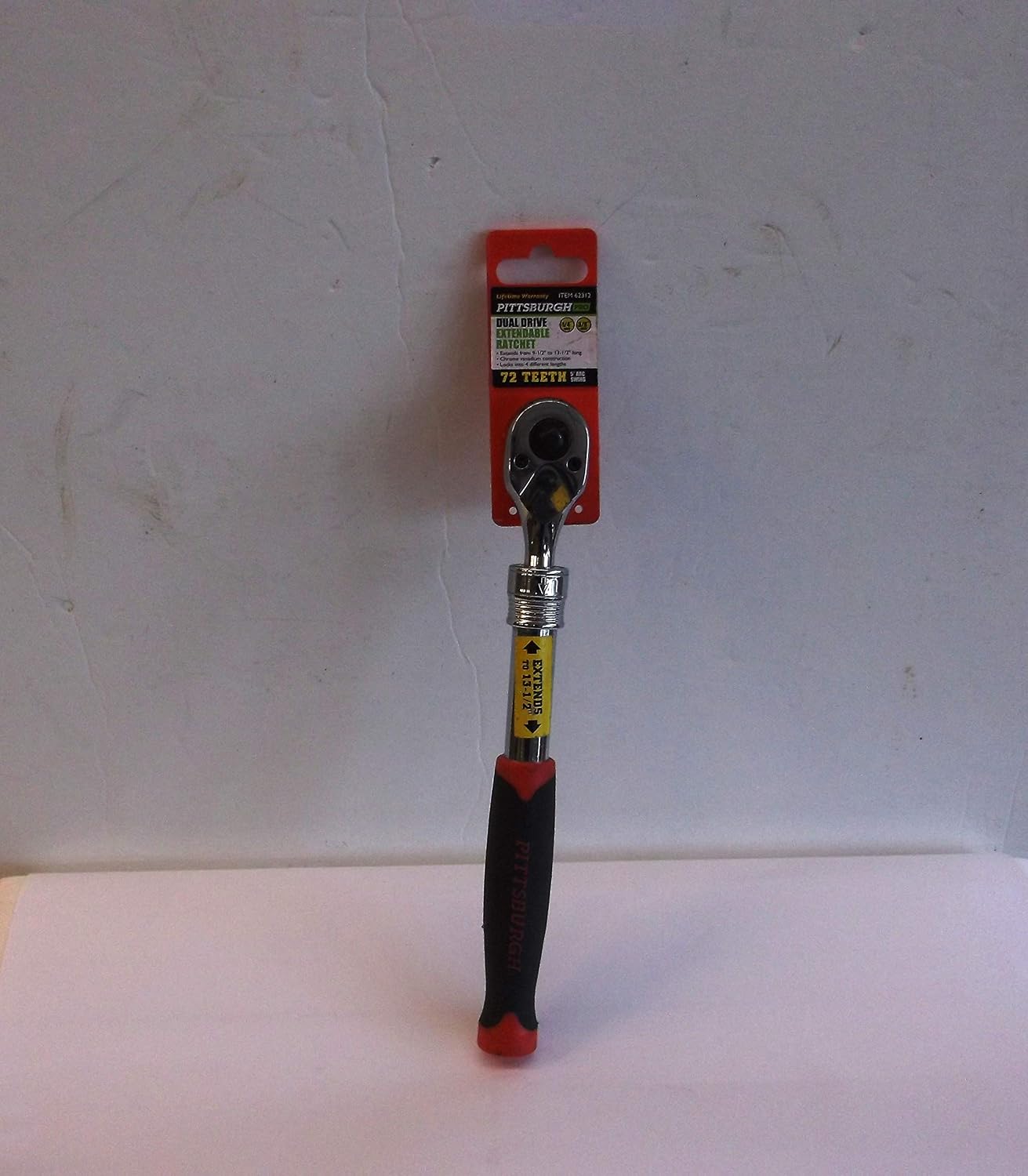 Amazon.com: Pittsburgh 3/8" x 1/4" Dual Drive Extendable Ratchet by