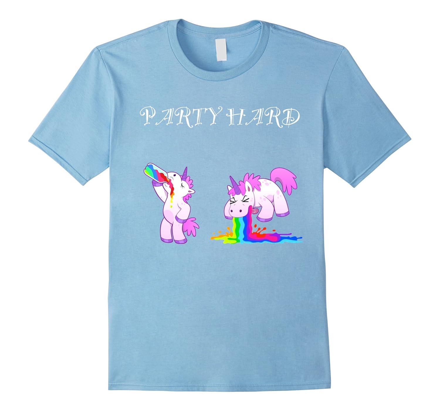 Unicorn Rainbow Party T-Shirt | Gift for Girlfriend, Funny |-Rose