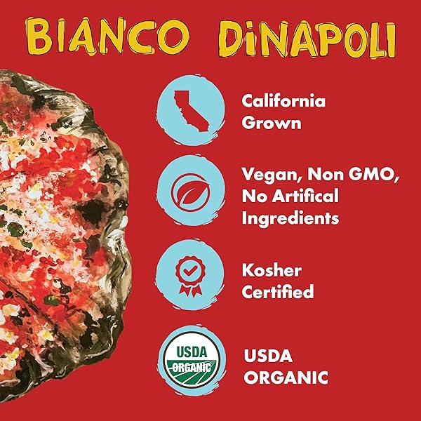 BIANCO DINAPOLI ORGANIC TOMATO SAUCE, 15OZ