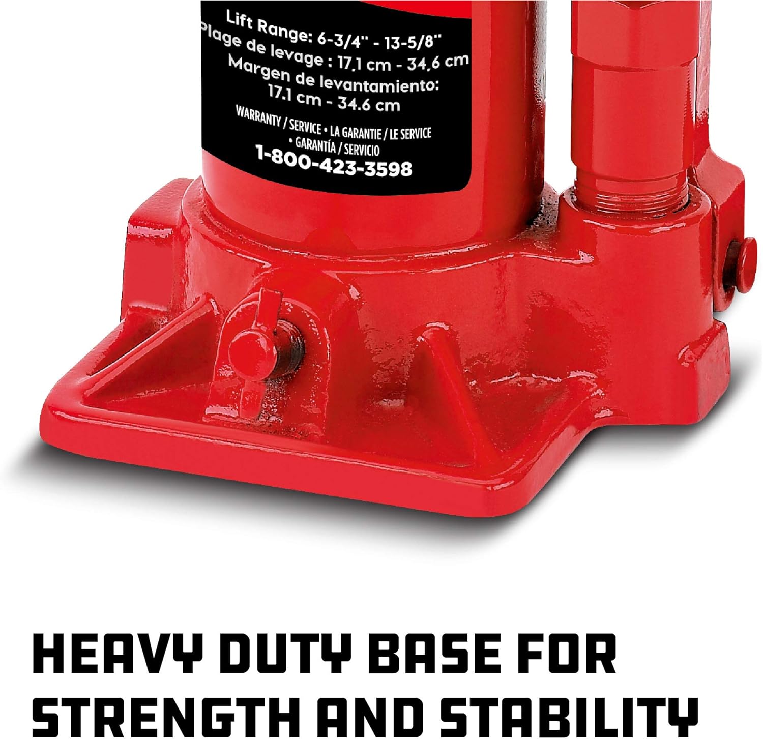 Powerbuilt 640905 Heavy Duty 4-Ton Bottle Jack: Automotive