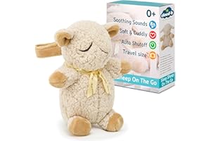 Cloud b Sound Machine with White Noise Soothing Sounds | Adjustable Settings & Auto-Shutoff | Ideal for Travel | Sleep Sheep On The Go