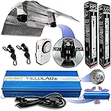 Yield Lab Pro Series 1000W Double Ended Wing Reflector Complete Grow Light Kit- HPS+MH